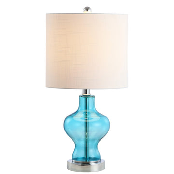 Mer 20.5" Glass/Metal LED Table Lamp - JONATHAN Y
